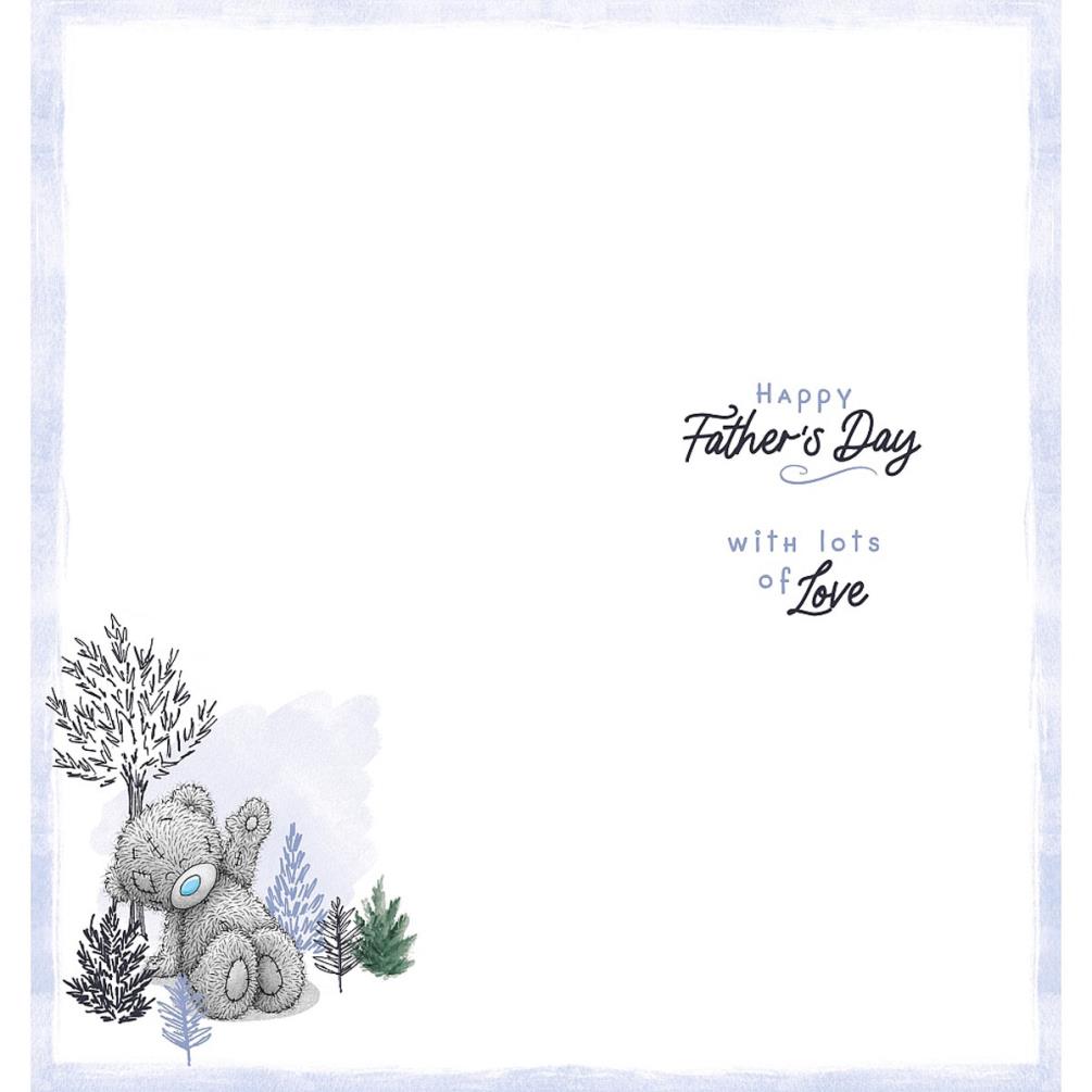 DAD Letters Me to You Bear Father's Day Card Extra Image 1